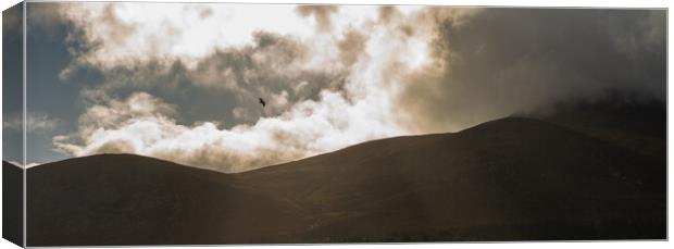Between the mountains and clouds Canvas Print by Norbert David