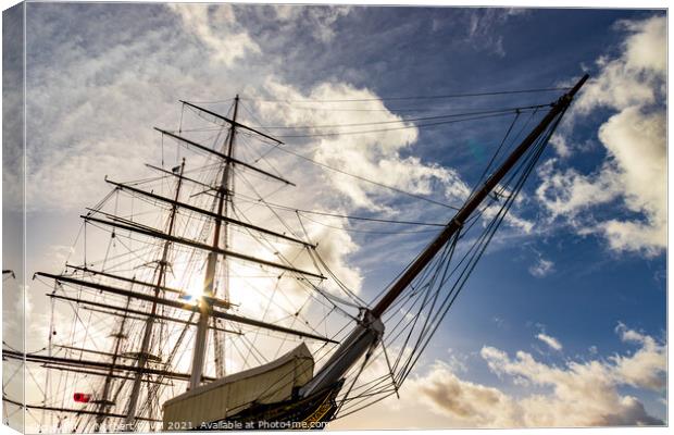 The Cutty Sark Canvas Print by Norbert David