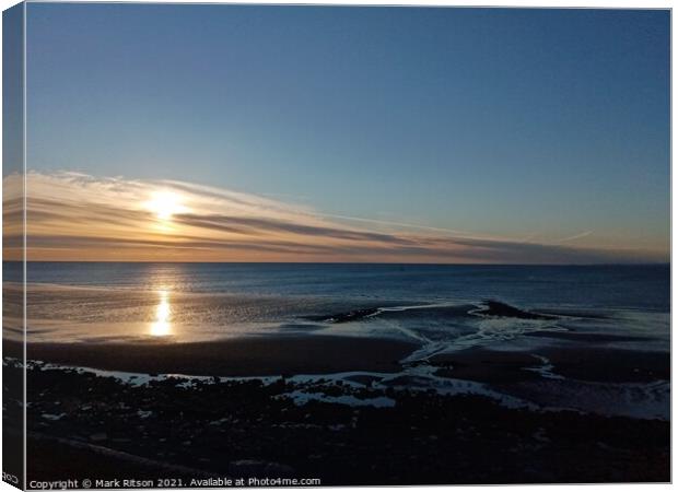 Solway Firth Canvas Print by Mark Ritson