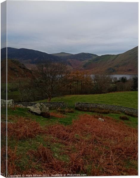 Crummock Water  Canvas Print by Mark Ritson