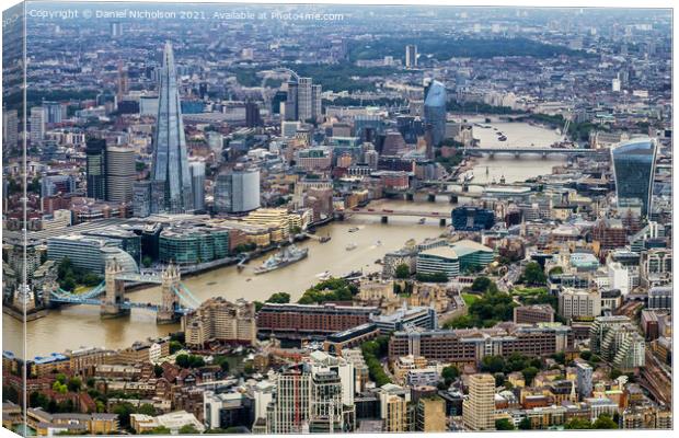 London Calling Canvas Print by Daniel Nicholson