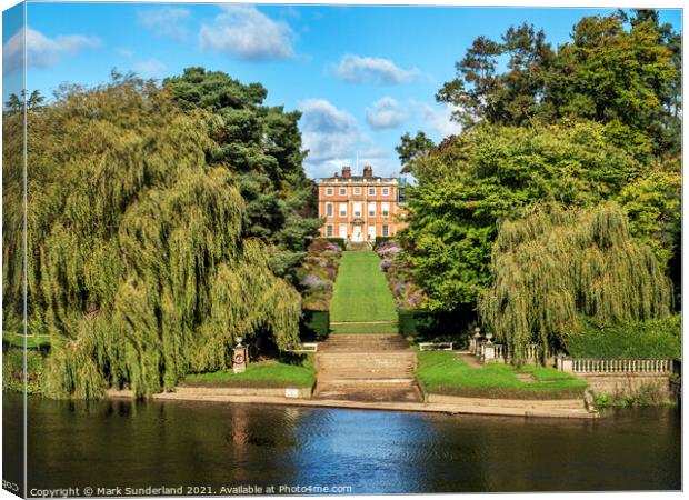 Newby Hall near Ripon Canvas Print by Mark Sunderland