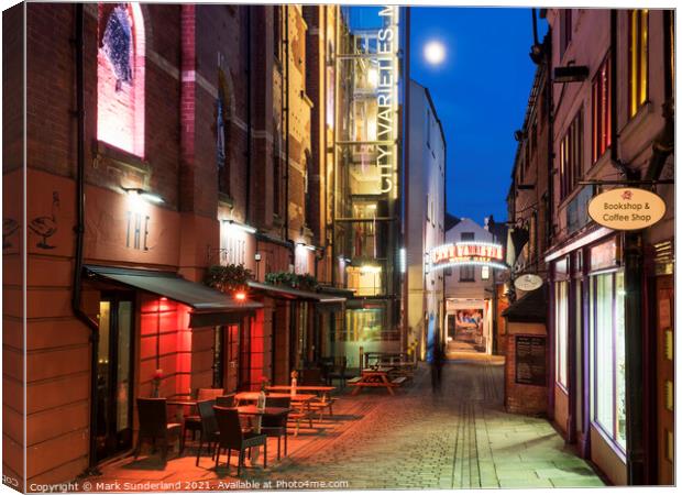 Leeds City Varieties Canvas Print by Mark Sunderland