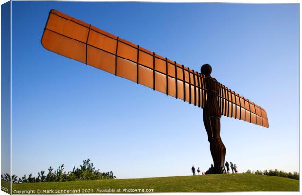 The Angel of The North Canvas Print by Mark Sunderland