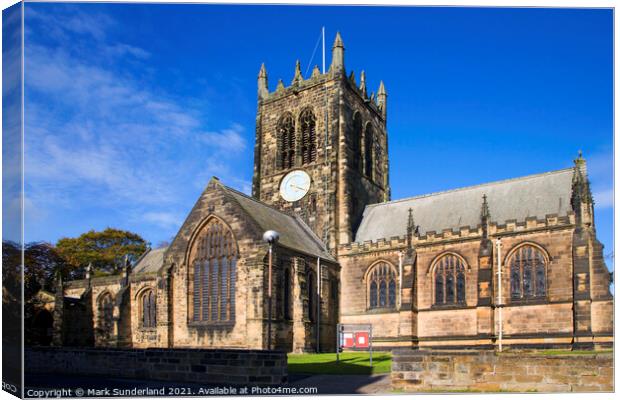 All Saints Church Northallerton Canvas Print by Mark Sunderland