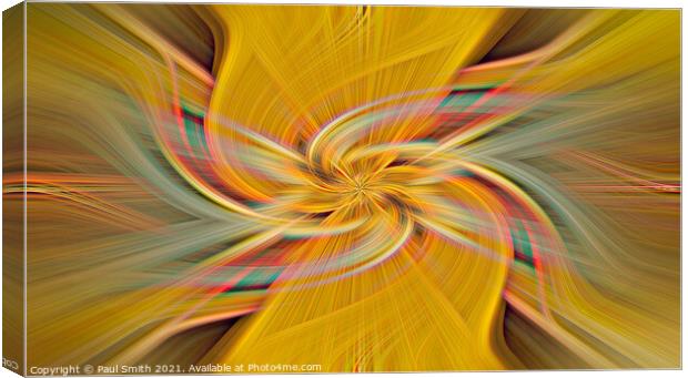 Bee-eater Twirl Abstract Canvas Print by Paul Smith