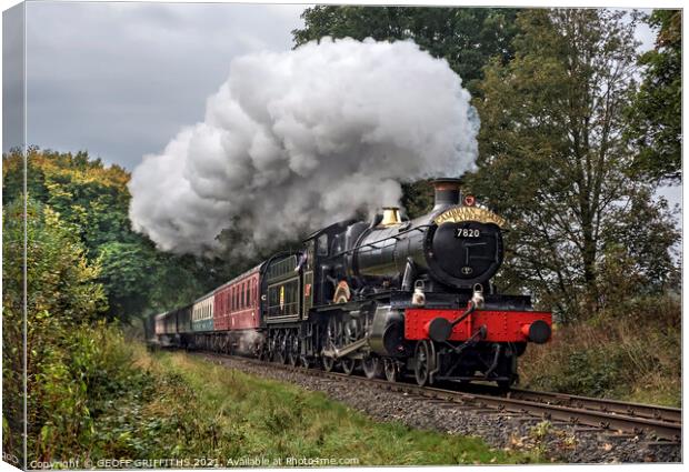 7820 Dinmore Manor Canvas Print by GEOFF GRIFFITHS