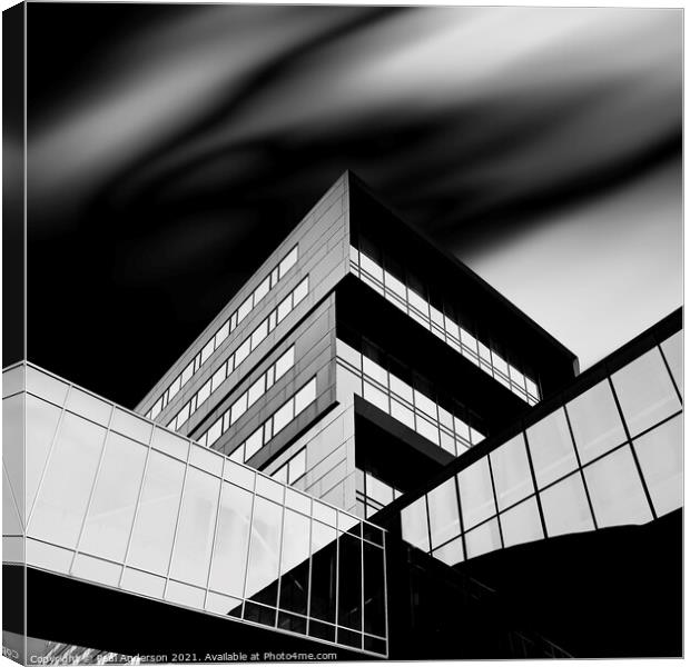 Liverpool Arena monochrome Canvas Print by Paul Anderson