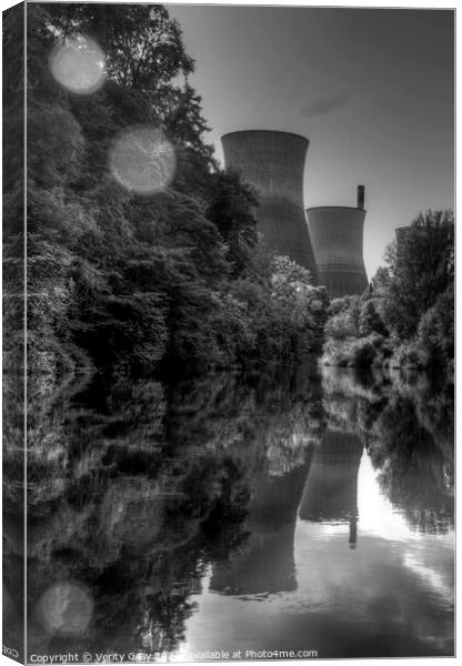 Ironbridge Cooling Towers Canvas Print by Verity Gray