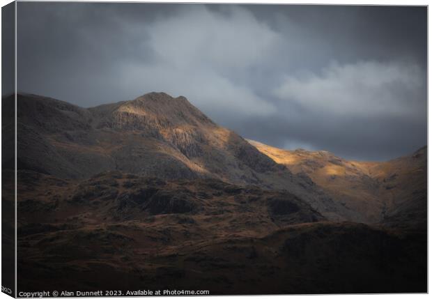 Majestic Mountain Majesty Canvas Print by Alan Dunnett