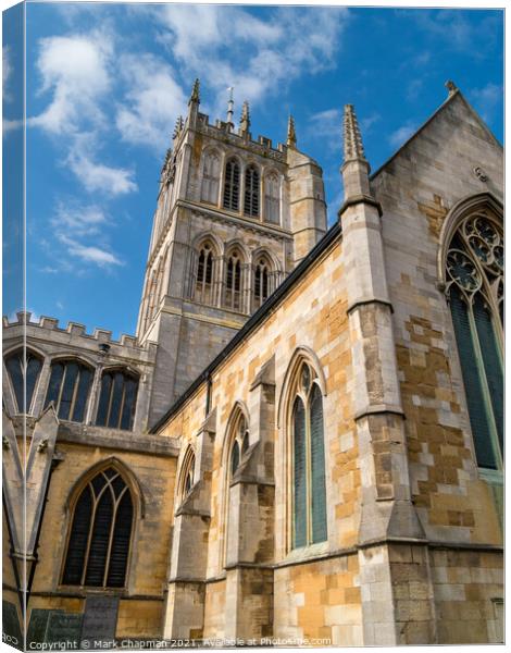 St Mary's Church Tower, Melton Mowbray Canvas Print by Photimageon UK