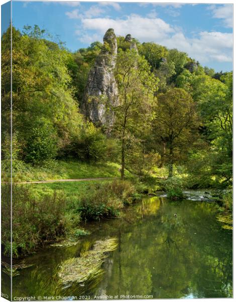 Pickering Tor and River Dove, Dovedale Canvas Print by Photimageon UK