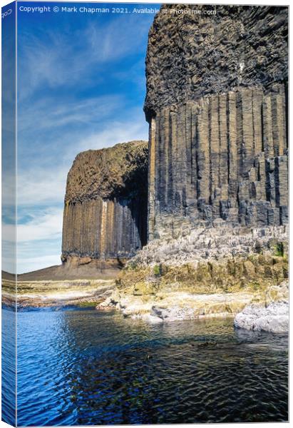Columnar Basalt, Isle of Staffa  Canvas Print by Photimageon UK