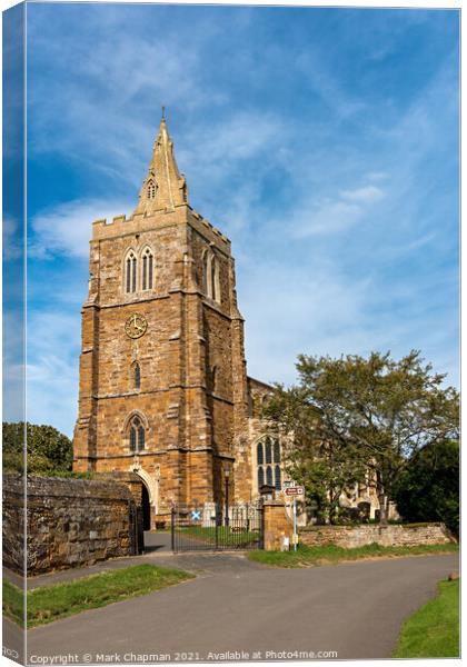 St Andrews Church, Lyddington Canvas Print by Photimageon UK