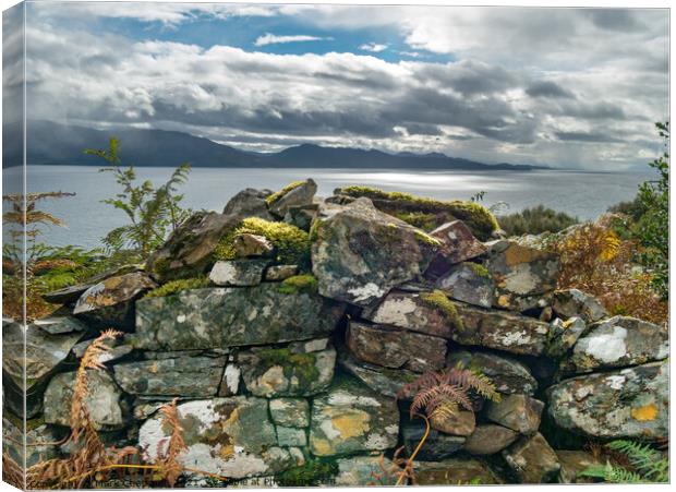 Letterfura ruins, Isle of Skye Canvas Print by Photimageon UK
