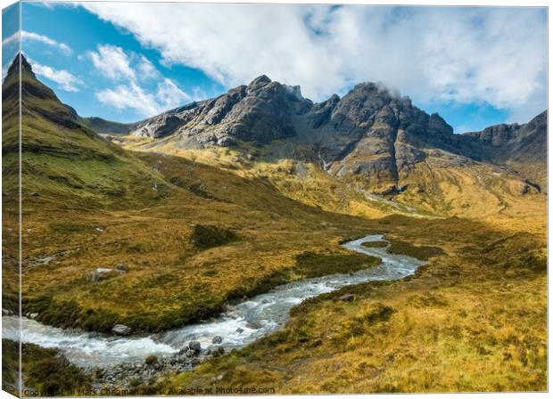 Blaven in the Black Cuillin mountains of Skye Canvas Print by Photimageon UK