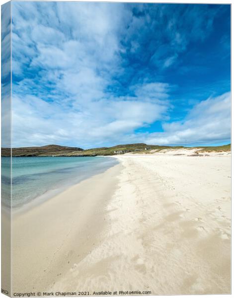 Deserted beach, Hushinish, Isle of Harris Canvas Print by Photimageon UK