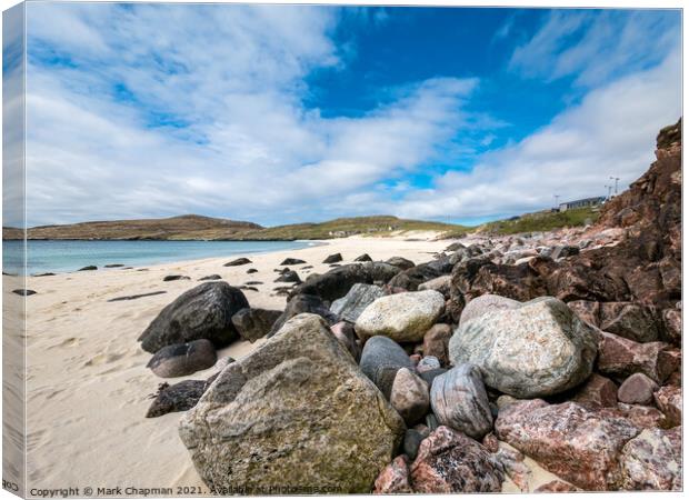 Pebbles on Hushinish beach, Harris Canvas Print by Photimageon UK