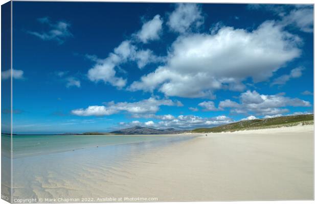 Traigh Mheilein beach - Isle of Harris - Scotland Canvas Print by Photimageon UK