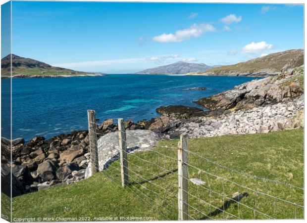 The Sound of Scarp from the Isle of Harris Canvas Print by Photimageon UK