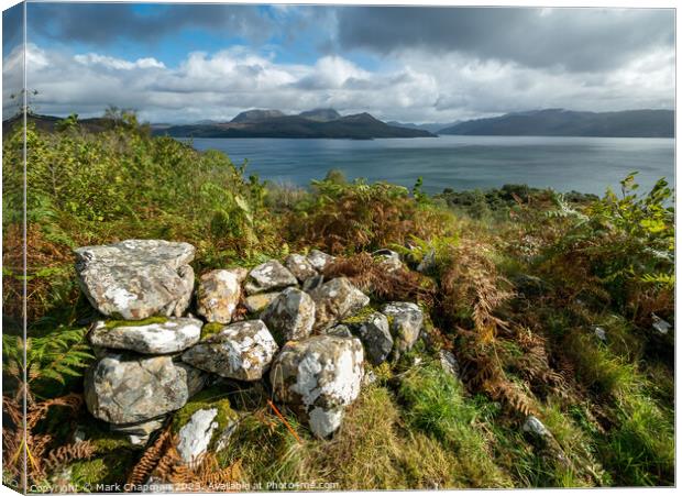 Scottish Highlands as seen from Leitir Fura on Skye Canvas Print by Photimageon UK