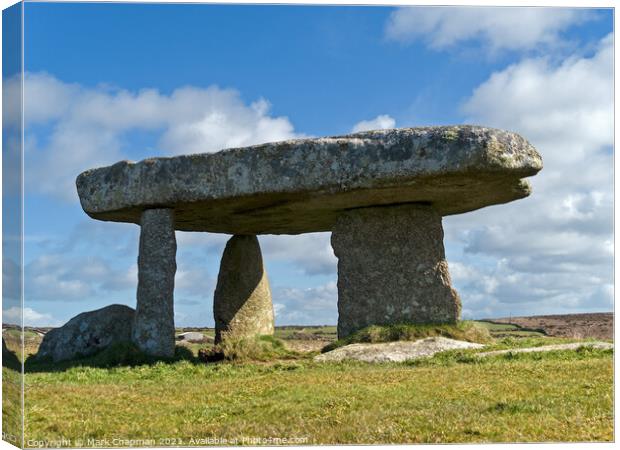 Lanyon Quoit standing stones, Cornwall, England Canvas Print by Photimageon UK