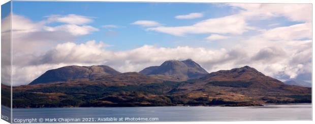 Beinn Sgritheall and Sound of Sleat, Scotland Canvas Print by Photimageon UK