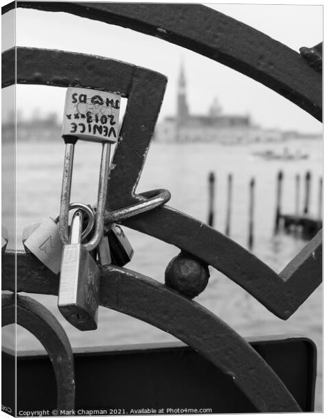 Love Locks, Venice Canvas Print by Photimageon UK