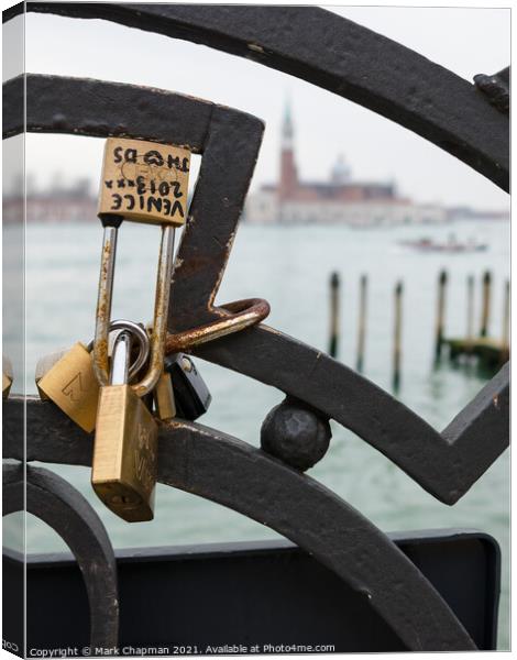 Love Locks, Venice Canvas Print by Photimageon UK