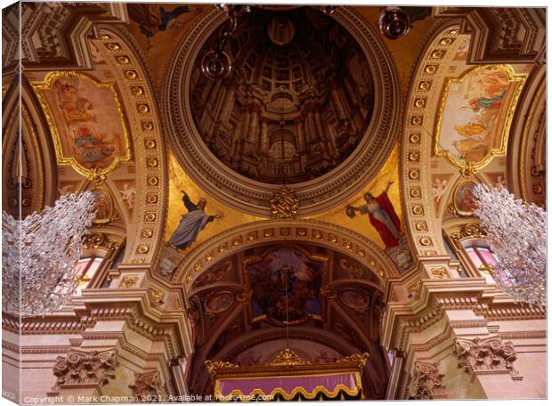 Interior Cathedral of the Assumption, Victoria, Go Canvas Print by Photimageon UK