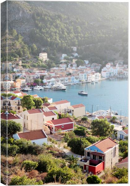 Kastellorizo or Meis Island, Greece Canvas Print by Neil Overy