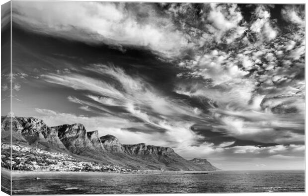 12 Apostles South Africa Landscape 2 Canvas Print by Neil Overy