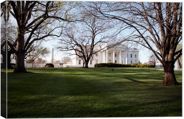 The White House, Washington, USA Canvas Print by Neil Overy