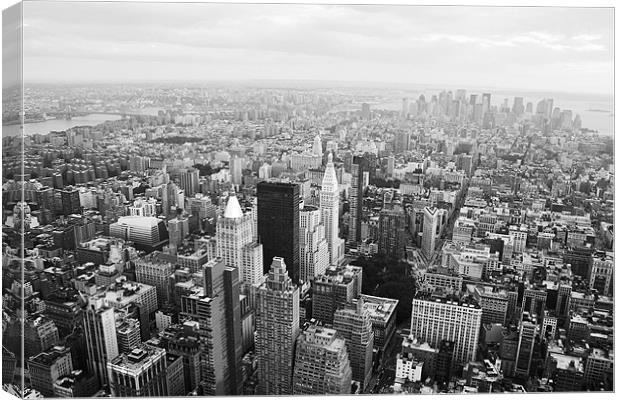New York Skyline Canvas Print by David Gardener