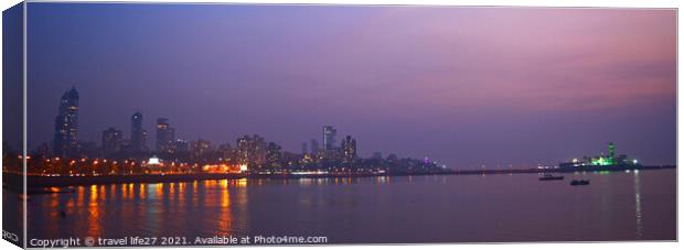 Beautiful places in Mumbai  Canvas Print by travel life27