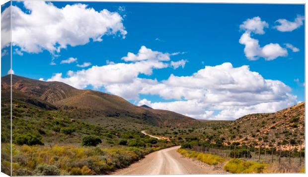 Approach to the Nuweklloof Pass Canvas Print by Adrian Turnbull-Kemp