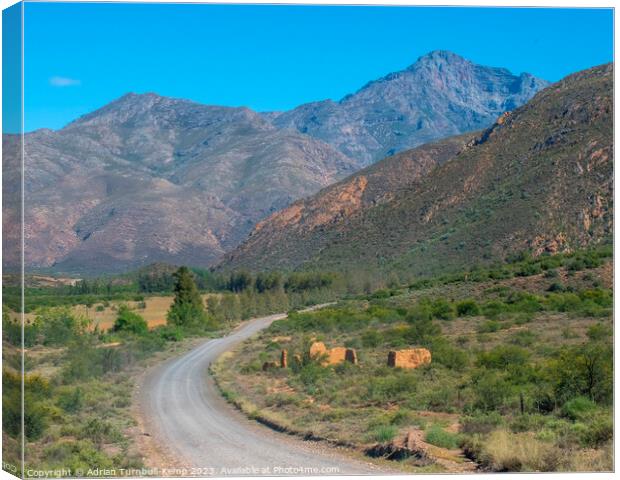 Southern entrance to the Seweweeks Poort Canvas Print by Adrian Turnbull-Kemp