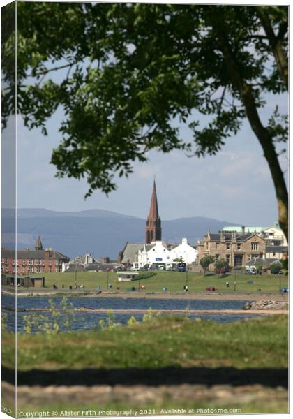Largs Ayrshire Canvas Print by Alister Firth Photography
