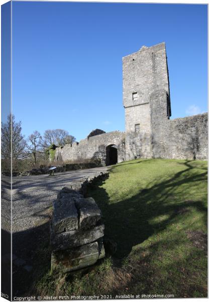 Mugdock Castle Canvas Print by Alister Firth Photography