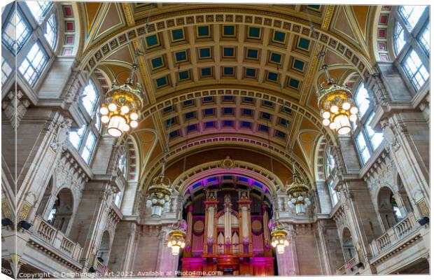 Kelvingrove Arts gallery and museum, Glasgow Canvas Print by Delphimages Art