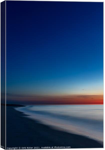 Blue hour on Juist Canvas Print by Dirk Rüter