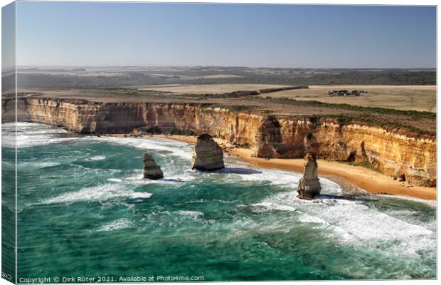 Twelve Apostles Canvas Print by Dirk Rüter