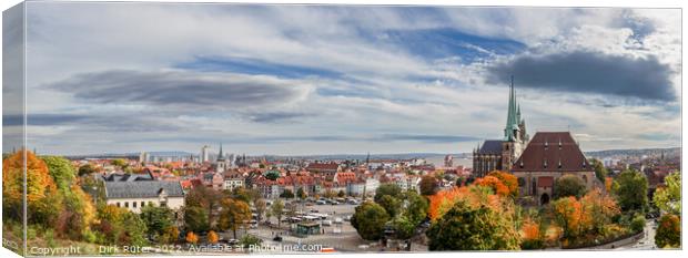 Erfurt panorama Canvas Print by Dirk Rüter