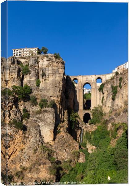 Puente Nuevo in Ronda Canvas Print by Dirk Rüter