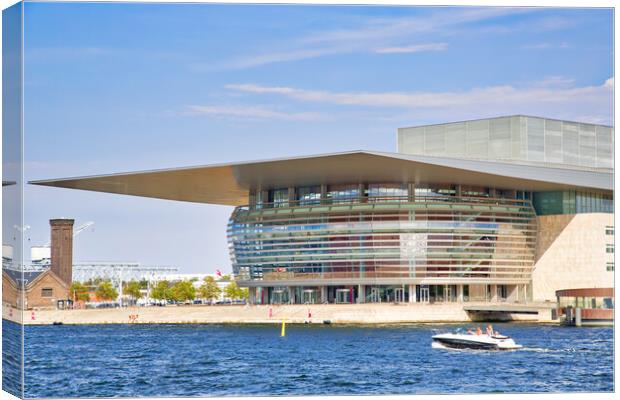 Copenhagen, Denmark, National Opera House  Canvas Print by Elijah Lovkoff