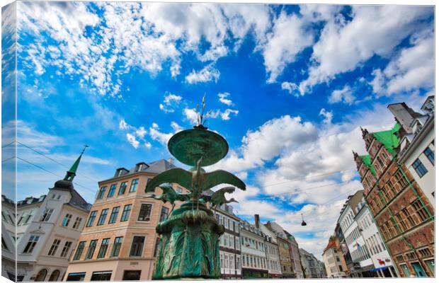 Copenhagen, Typical Danish architecture  Canvas Print by Elijah Lovkoff