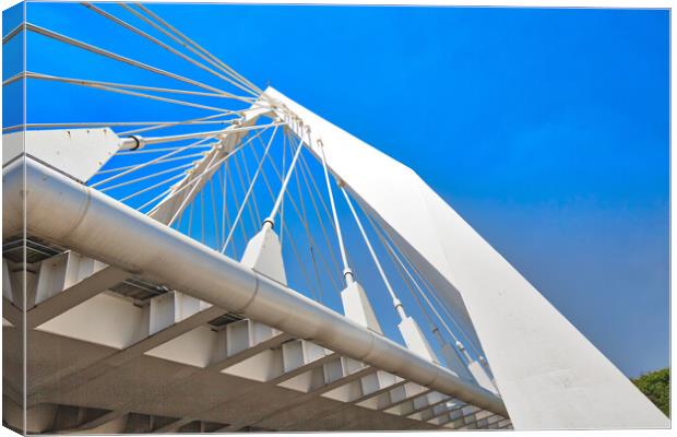 Guadalajara, Mexico, Matute Remus Bridge Canvas Print by Elijah Lovkoff