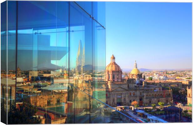 Guadalajara Cathedral (Cathedral of the Assumption of Our Lady) Canvas Print by Elijah Lovkoff