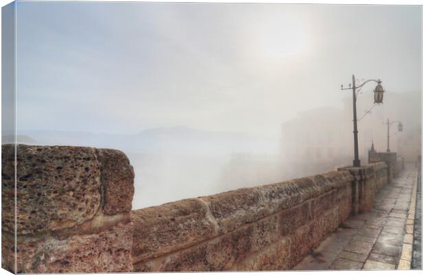 Ronda, Puente Nuevo Arch (Puente Nuevo Bridge) Canvas Print by Elijah Lovkoff