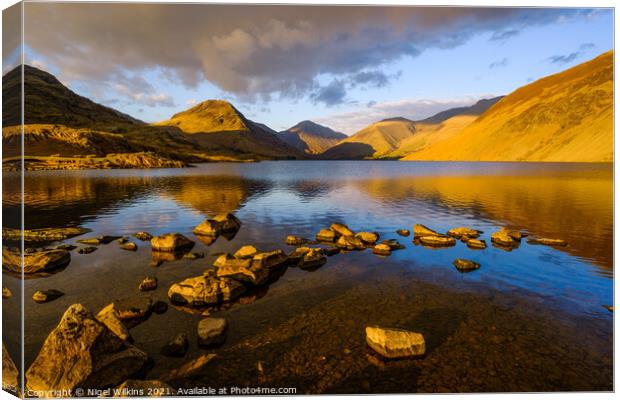 Lake District Classic View Canvas Print by Nigel Wilkins